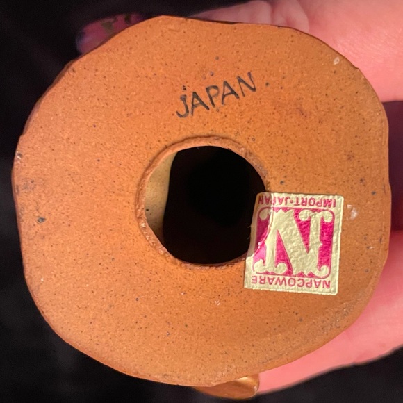 Vintage Napcoware Christmas Caroller Holding a Candy Cane & Bells Made in Japan - Picture 7 of 7